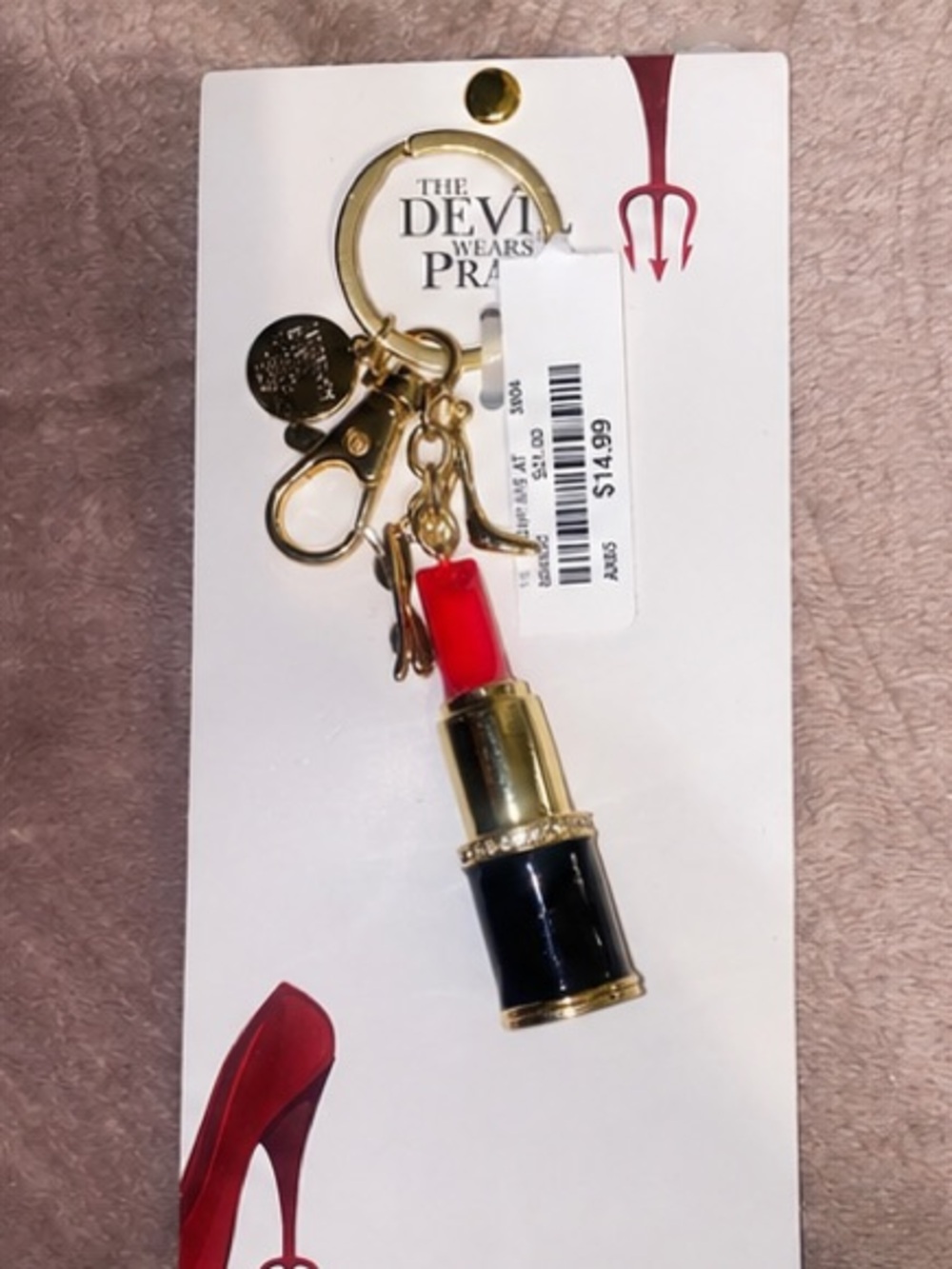 The Devil Wears Prada Red Lipstick Keychain